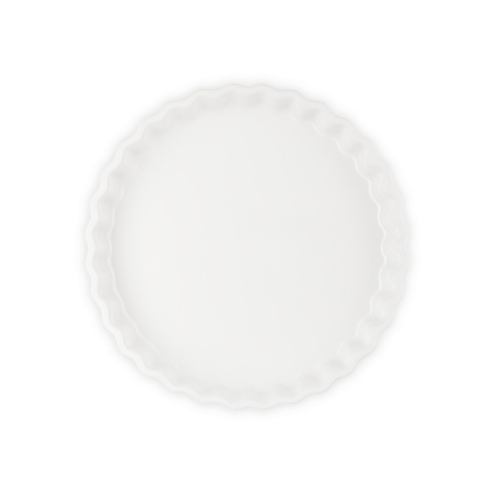 28 cm - Le Creuset Tradition moule à tarte rond en grès vitrifié