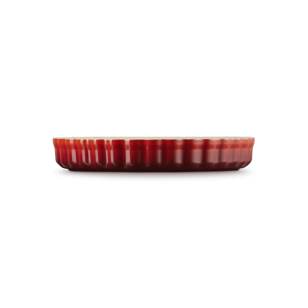 28 cm - Le Creuset Tradition moule à tarte rond en grès vitrifié