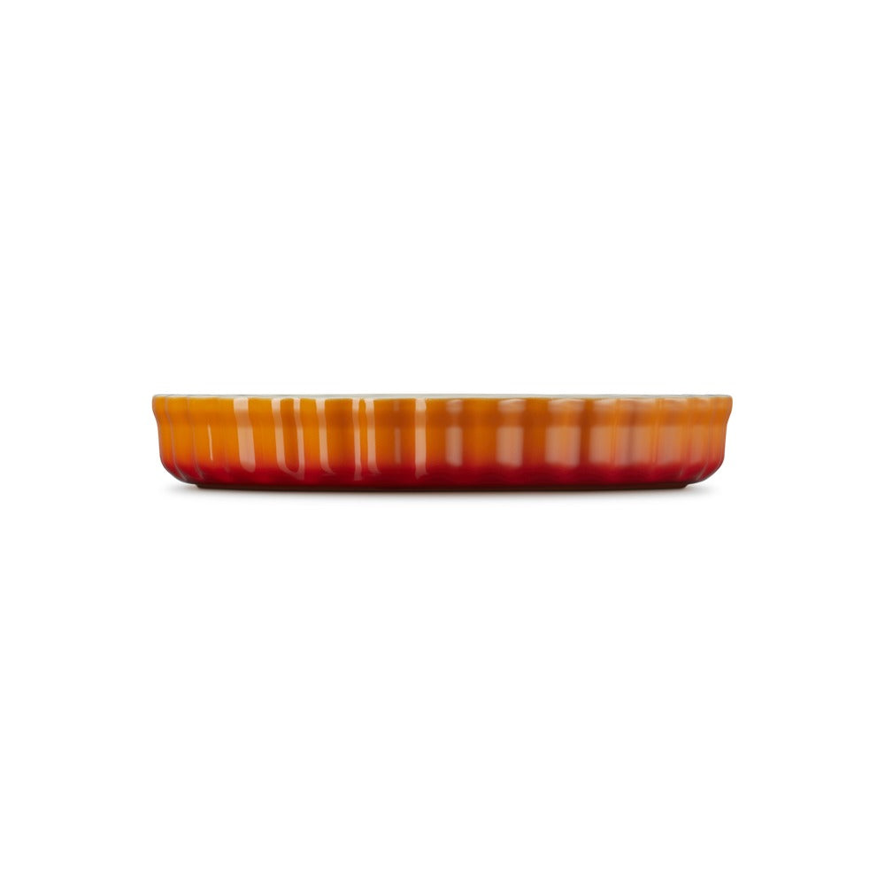 28 cm - Le Creuset Tradition moule à tarte rond en grès vitrifié