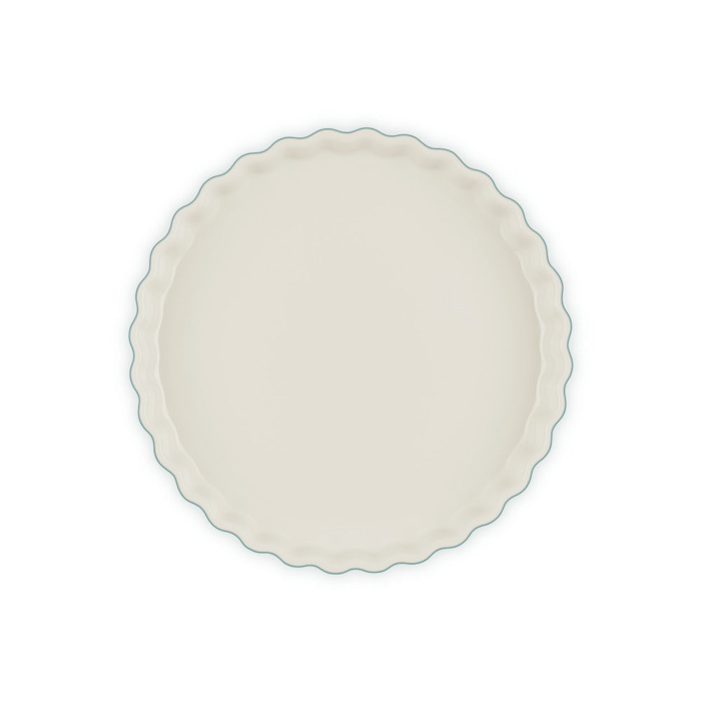 28 cm - Le Creuset Tradition moule à tarte rond en grès vitrifié
