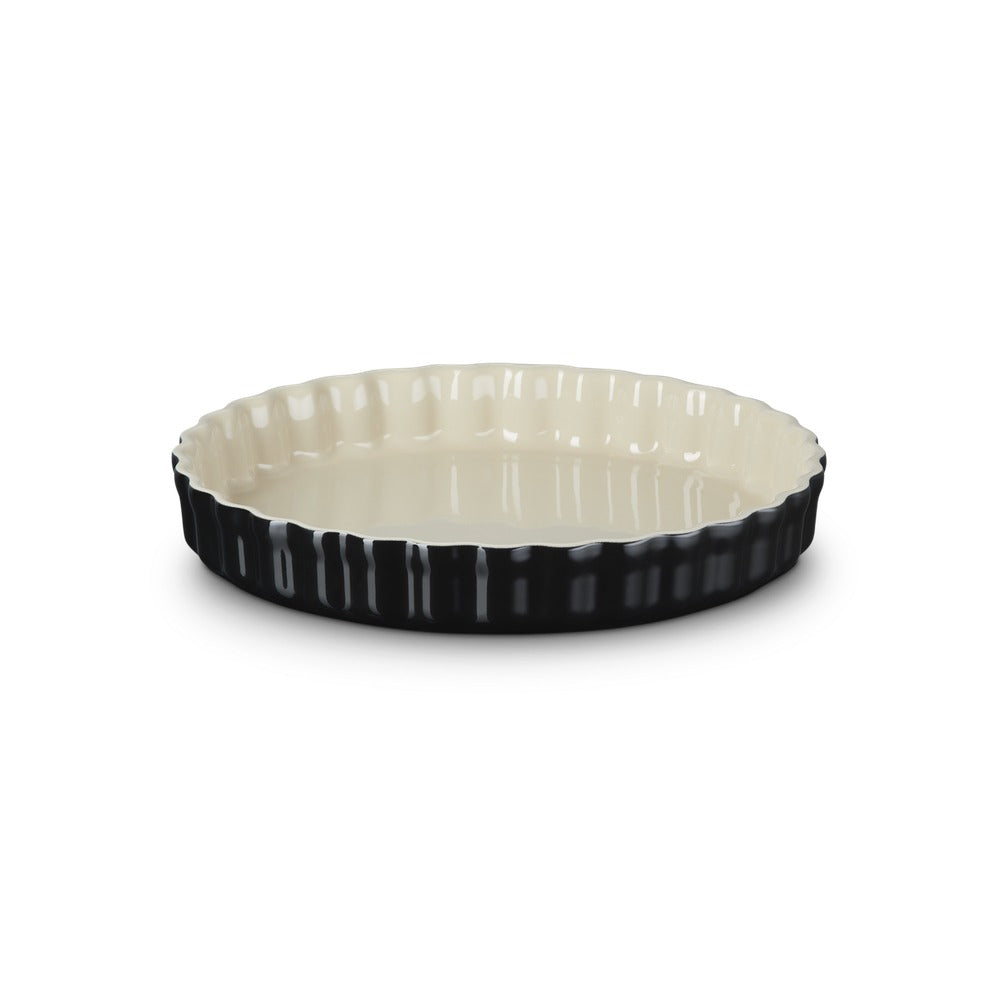 28 cm - Le Creuset Tradition moule à tarte rond en grès vitrifié