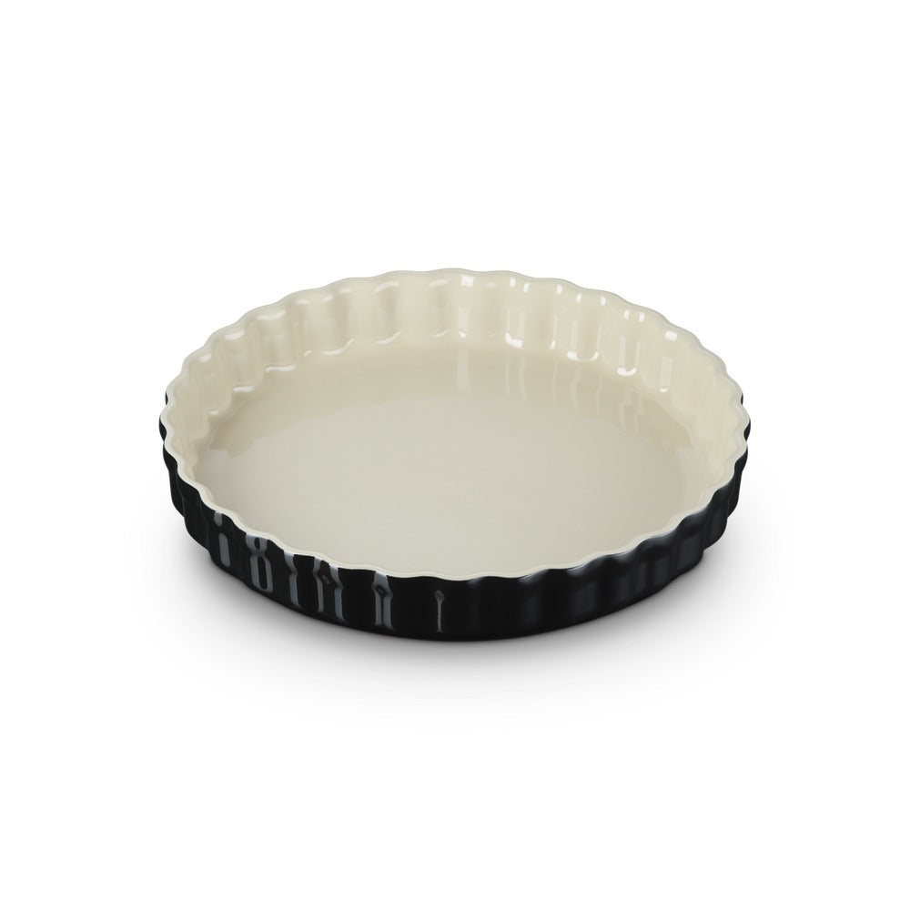28 cm - Le Creuset Tradition moule à tarte rond en grès vitrifié