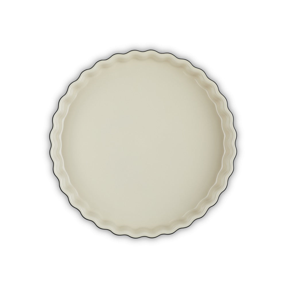 28 cm - Le Creuset Tradition moule à tarte rond en grès vitrifié