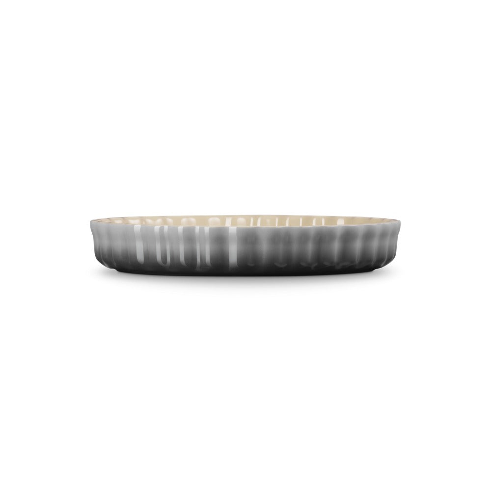 28 cm - Le Creuset Tradition moule à tarte rond en grès vitrifié