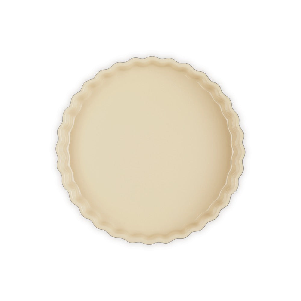 28 cm - Le Creuset Tradition moule à tarte rond en grès vitrifié