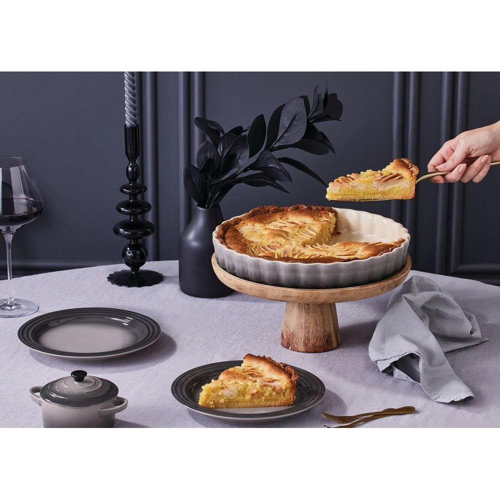 28 cm - Le Creuset Tradition moule à tarte rond en grès vitrifié