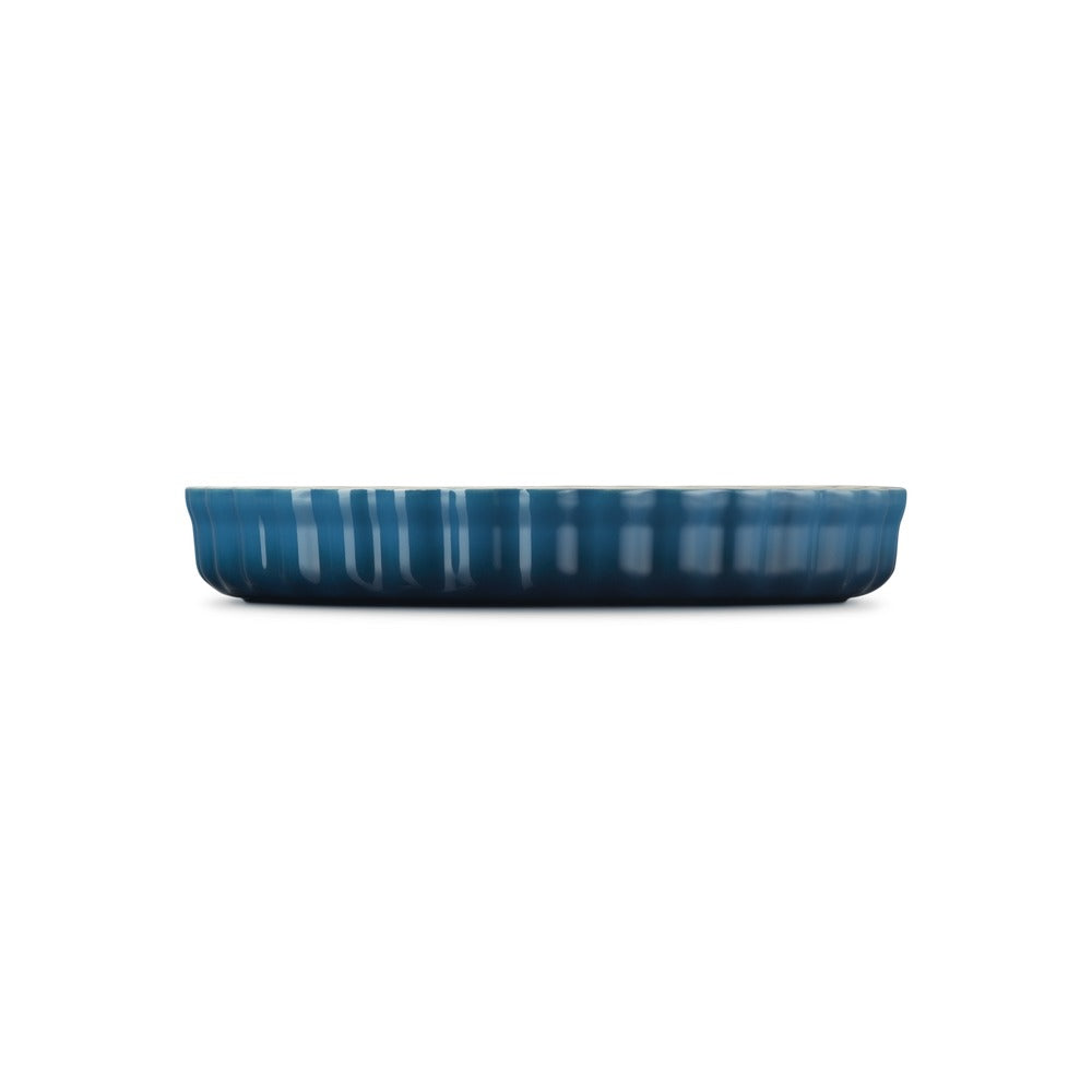 28 cm - Le Creuset Tradition moule à tarte rond en grès vitrifié