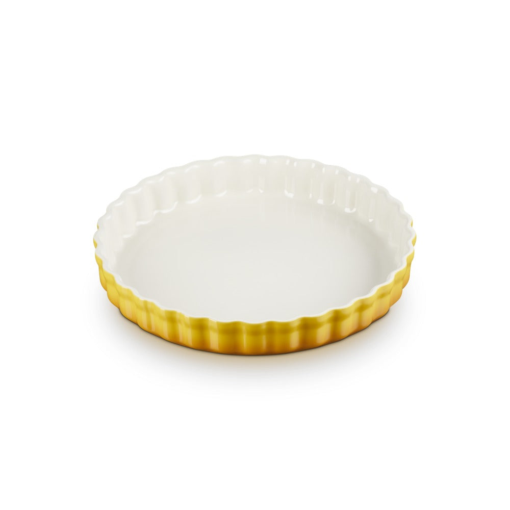 28 cm - Le Creuset Tradition moule à tarte rond en grès vitrifié