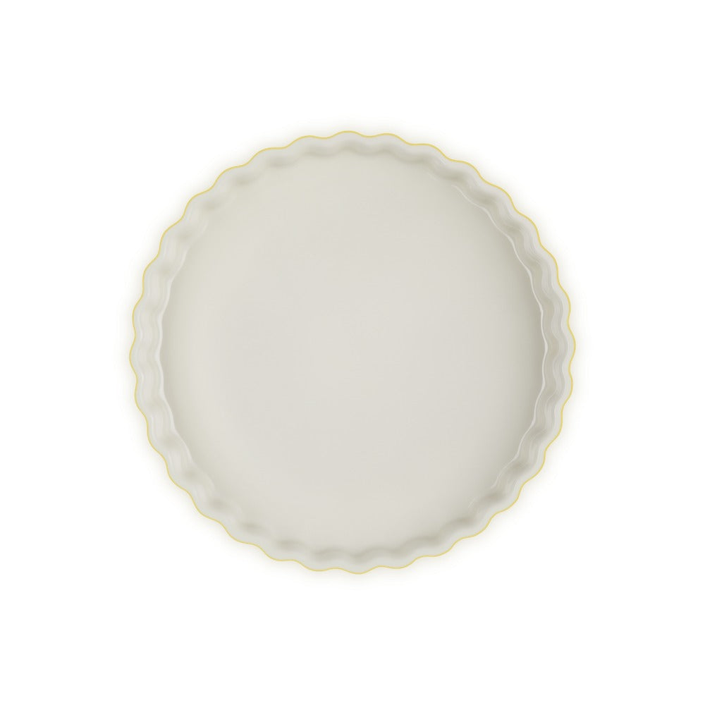 28 cm - Le Creuset Tradition moule à tarte rond en grès vitrifié