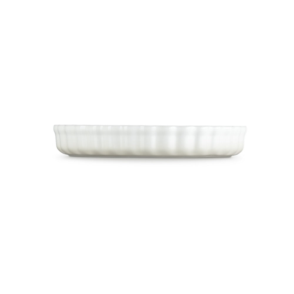 28 cm - Le Creuset Tradition moule à tarte rond en grès vitrifié