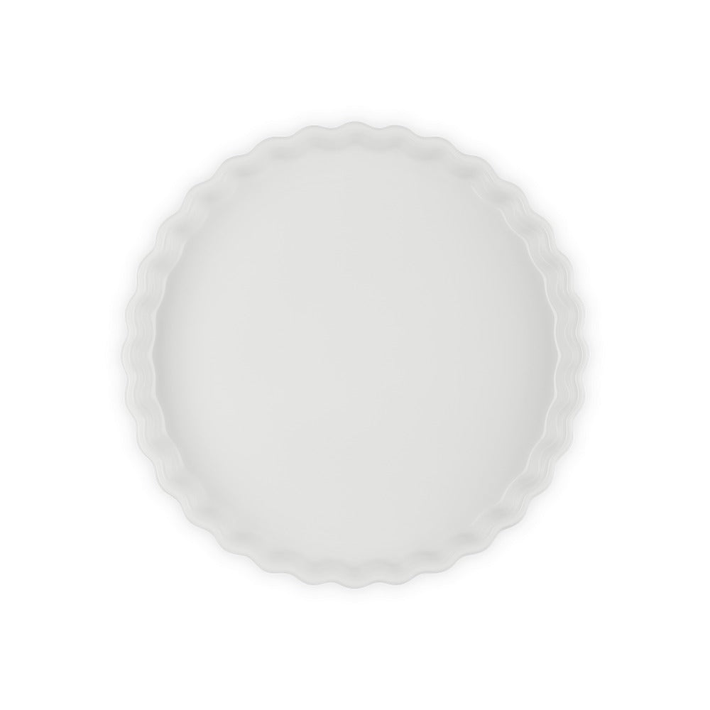 28 cm - Le Creuset Tradition moule à tarte rond en grès vitrifié