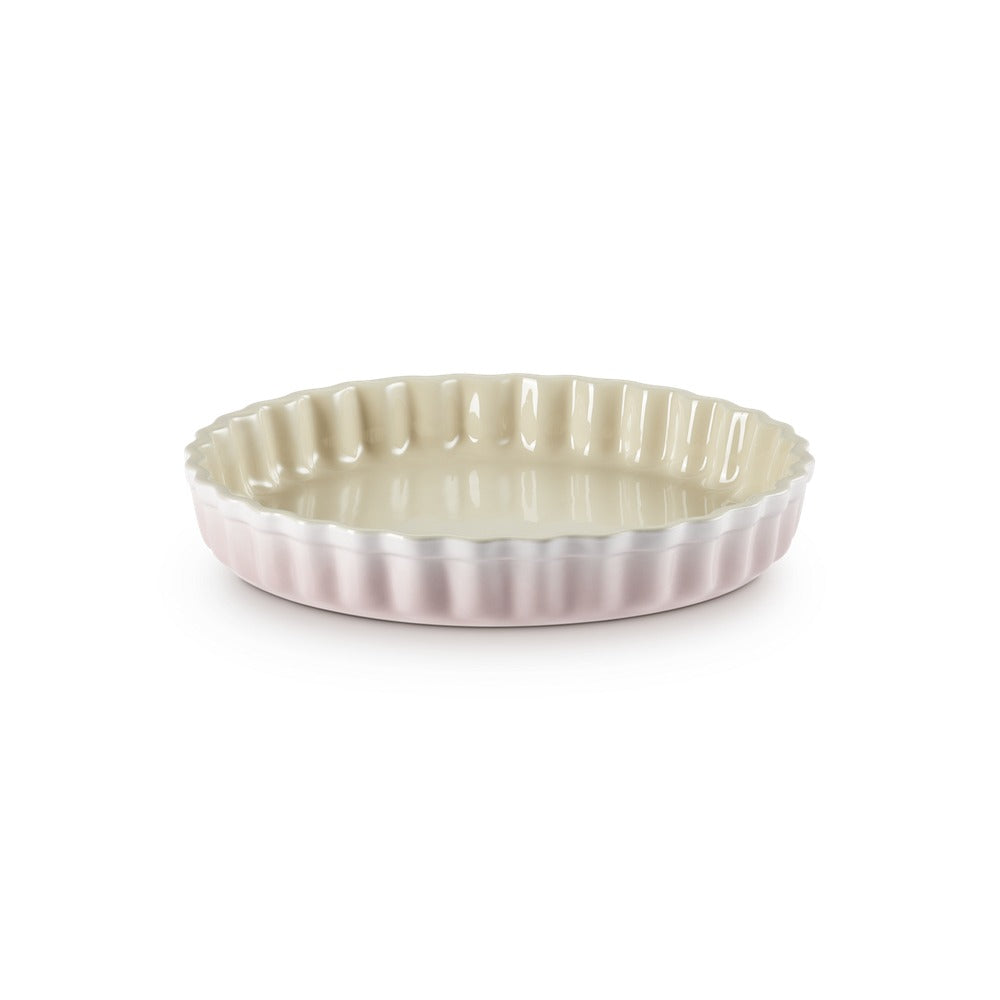28 cm - Le Creuset Tradition moule à tarte rond en grès vitrifié