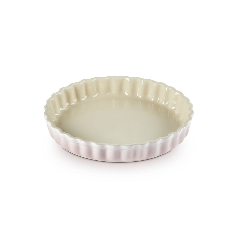 28 cm - Le Creuset Tradition moule à tarte rond en grès vitrifié