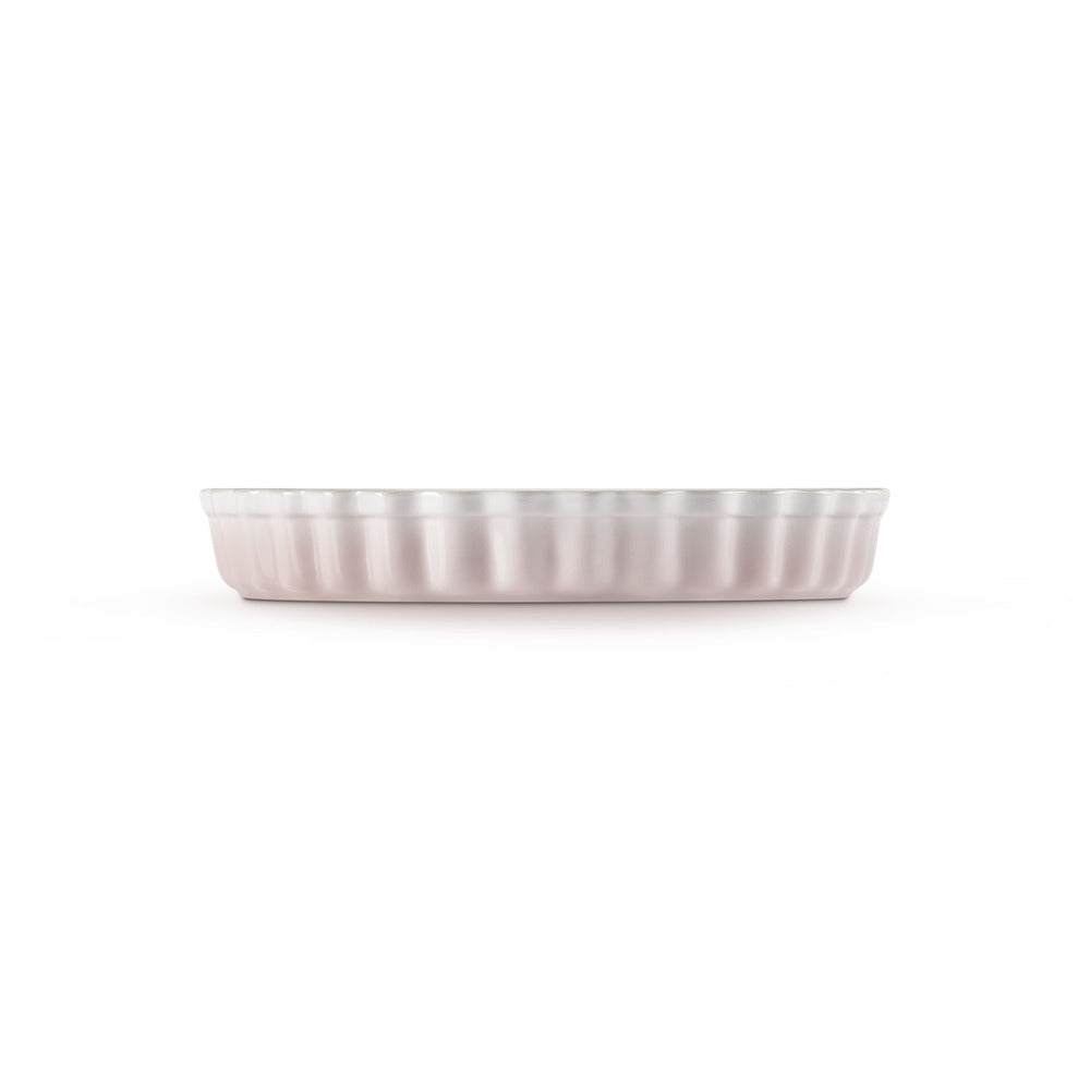 28 cm - Le Creuset Tradition moule à tarte rond en grès vitrifié