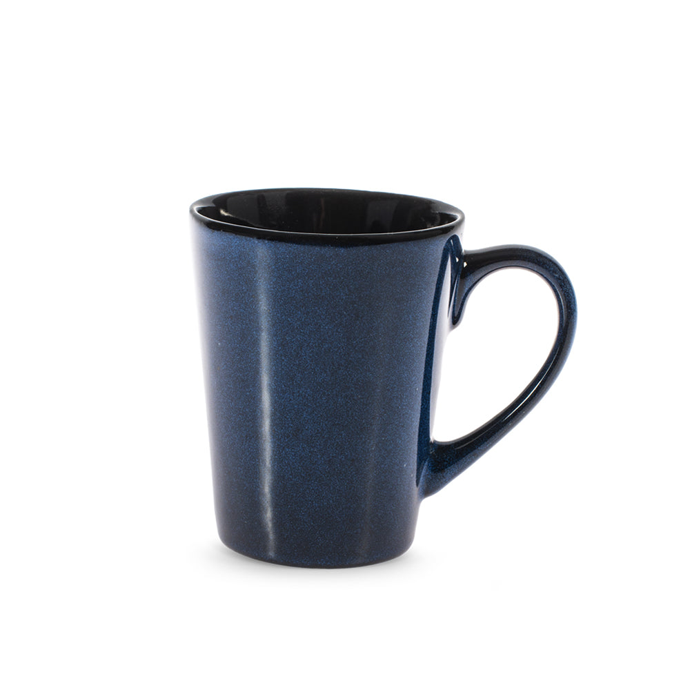 30 cl - H&H Tierra Mug Couleurs Assorties en Grès Lot de 6 Pièces