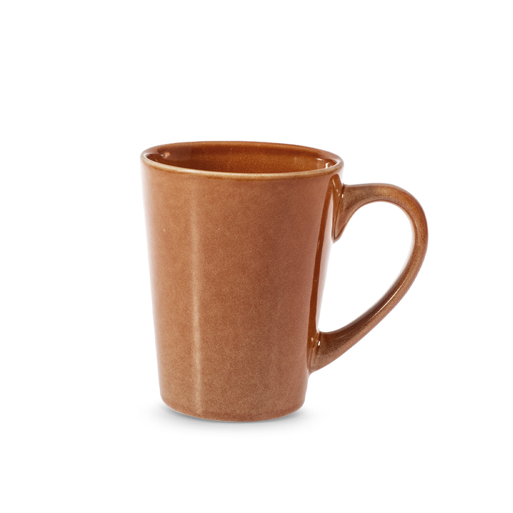30 cl - H&H Tierra Mug Couleurs Assorties en Grès Lot de 6 Pièces