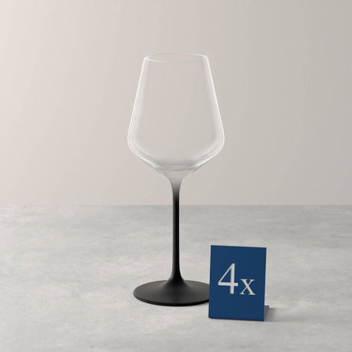 38 Cl Villeroy And Boch Manufacture Rock Weißweinglas Aus Glas Set 4 Pezzi