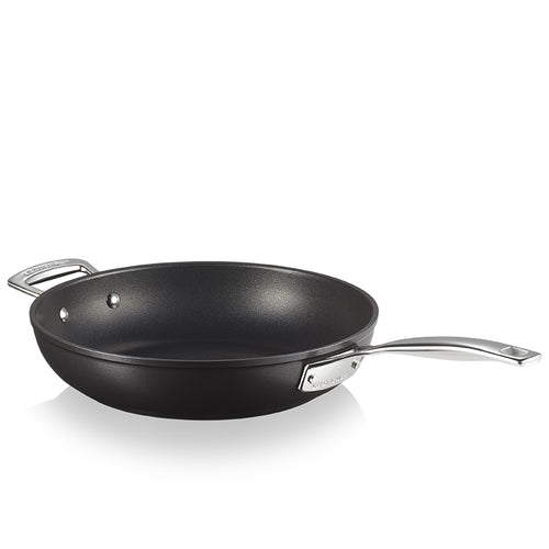 26 Cm Le Creuset Poêle Haute En Aluminium Antiadhésive Avec Manche Et Poignée