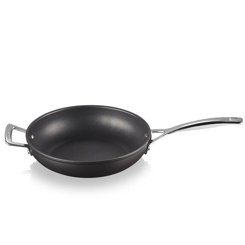 26 Cm Le Creuset Sartén Alta En Aluminio Antiadherente Con Mango Y Asa