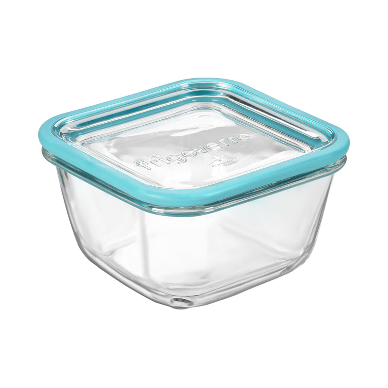 14X14 Cm Bormioli Rocco Frigoverre Future Contenedor para Alimentos En Vidrio Templado