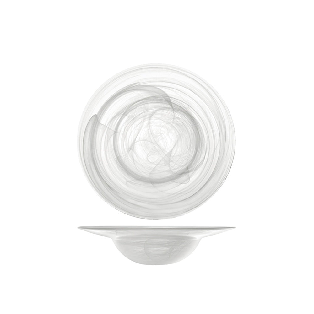 23.5 cm - H&H Alabastro Assiette pâtes en verre - Set de 6 pz