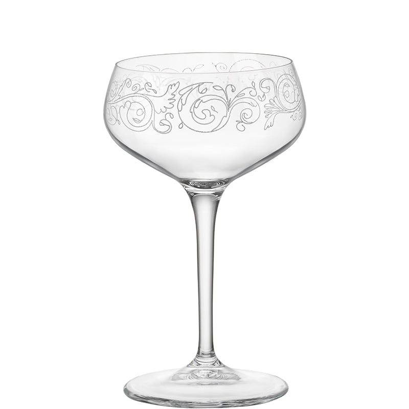 25 Cl Bormioli Rocco Bartender Novecento Copa De Cóctel De Vidrio Set 6 Pezzi