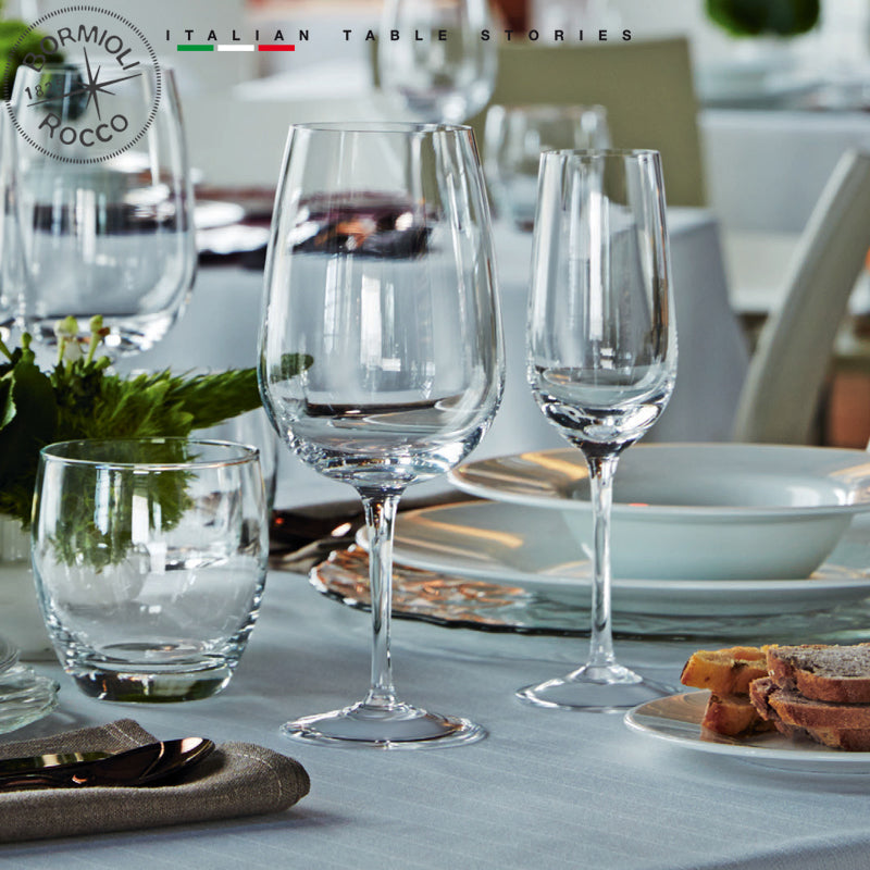 50 Cl Bormioli Rocco Spazio Verre à vin rouge en verre Set de 6 pièces