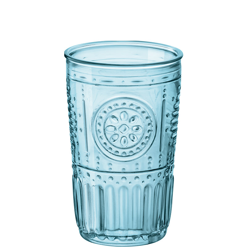 47 5 Cl Bormioli Rocco Romantic Vaso Refresco En Vidrio Templado Set de 4 Piezas