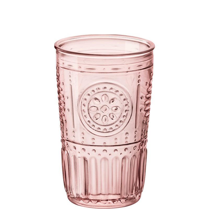 47 5 Cl Bormioli Rocco Romantic Vaso Refresco En Vidrio Templado Set de 4 Piezas