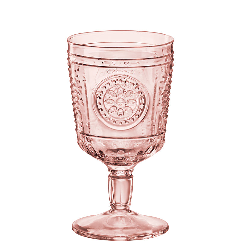 32 Cl Bormioli Rocco Romantic Barok Waterglas in Gehard Glas - Set van 4 Stuks