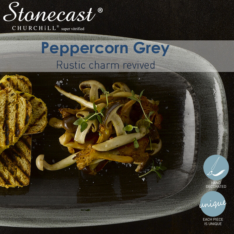 35X18 5 Cm Churchill Stonecast plato bandeja rectangular en porcelana vitrificada