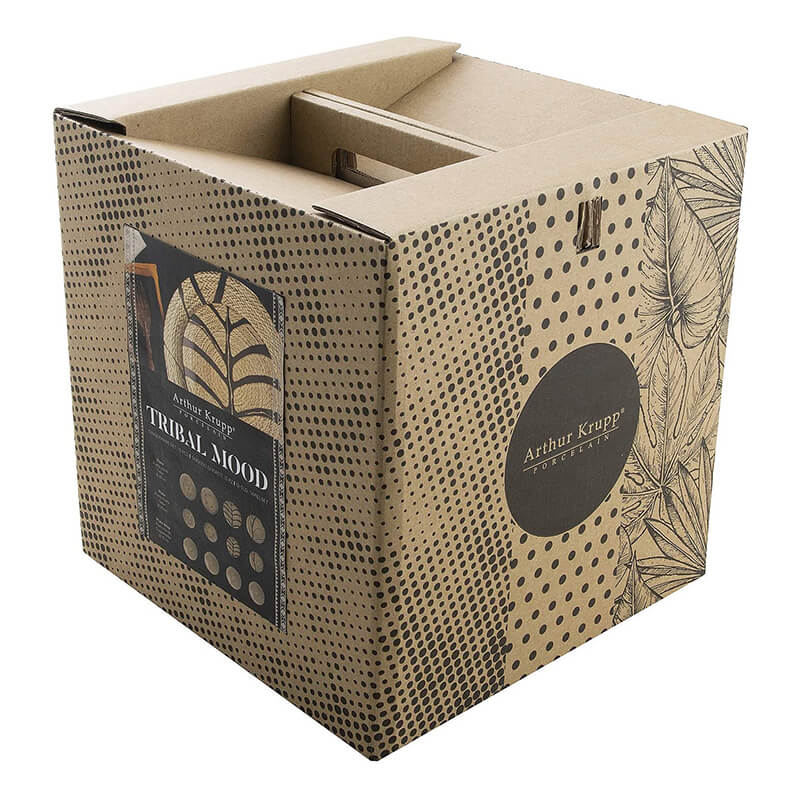 Arthur Krupp Tribal Mood Servies In Porselein Set van 12 St.