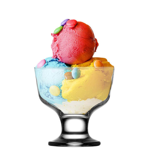 28 5 Cl Lav Destina Eisbecher aus Glas Set 3 Stk