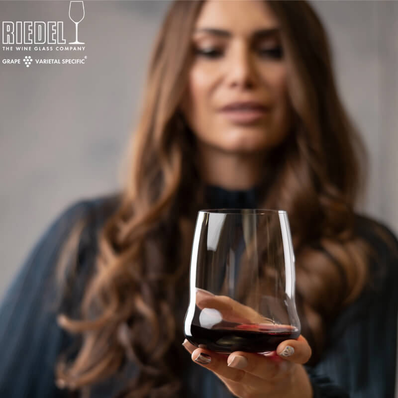 67 Cl Riedel Steamless Wings Verre à Vin Rouge Cabernet en Verre - Lot de 2 Pièces