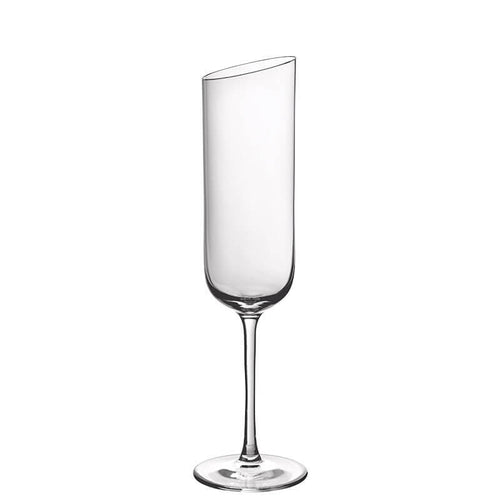 17 Cl Villeroy And Boch Newmoon Calice Flute In Vetro Set 4 Pezzi