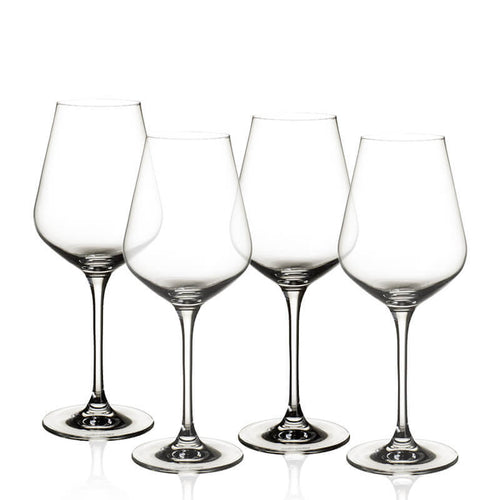 38 Cl Villeroy And Boch La Divina Weißweinglas aus Glas Set mit 4 Teilen