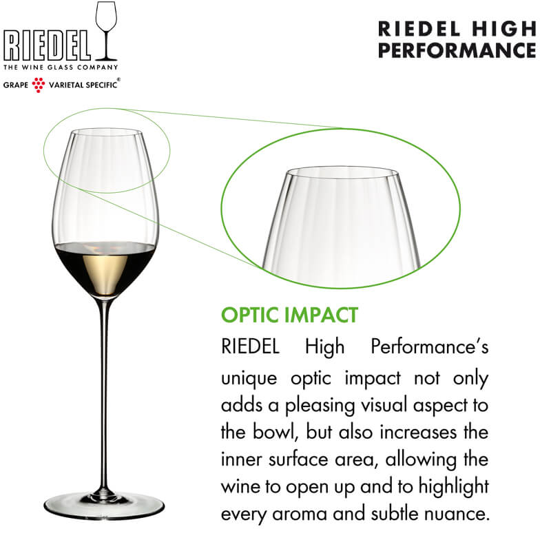 62 3 Cl Riedel High Performance copa de vino blanco Riesling de vidrio