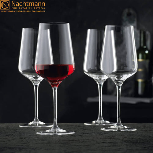 55 Cl Nachtmann Vinova Verre à vin rouge en verre Set de 4 pièces