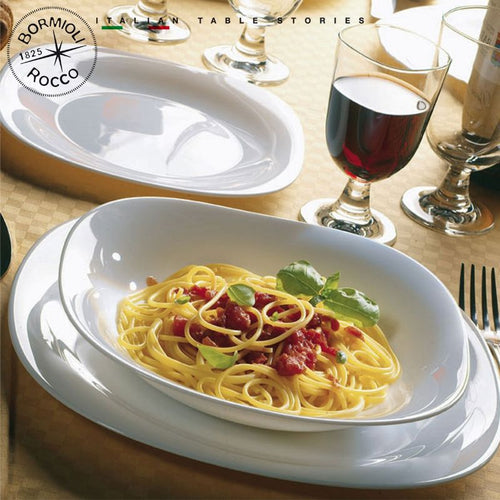 Bormioli Rocco Parma Geschirrset aus Opalglas - Set mit 19 Stück
