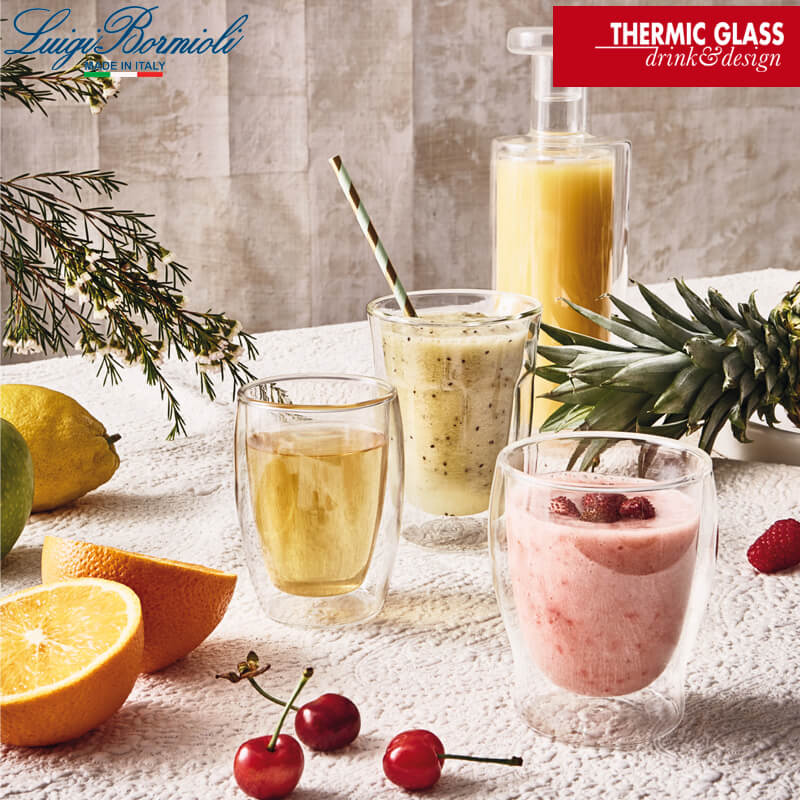 27 Cl Bormioli Luigi Thermic Glass Drinkglas van borosilicaatglas Set van 2 stuks