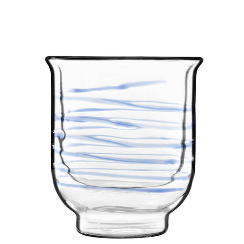 23 5 Cl Bormioli Luigi Thermic Glass Asagao Tasse à thé en verre borosilicaté Set de 2 pièces