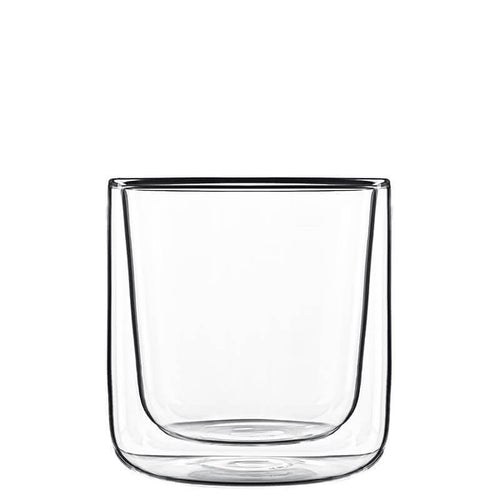 24 Cl Bormioli Luigi Thermic Glass Cylindrical Bicchiere Cappuccino In Vetro Borosilicato Set 2 Pezzi