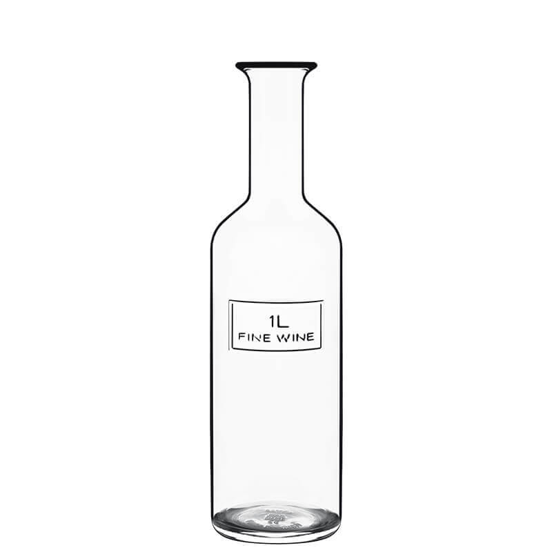 1 Litro Bormioli Luigi Optima Bouteille vin en verre