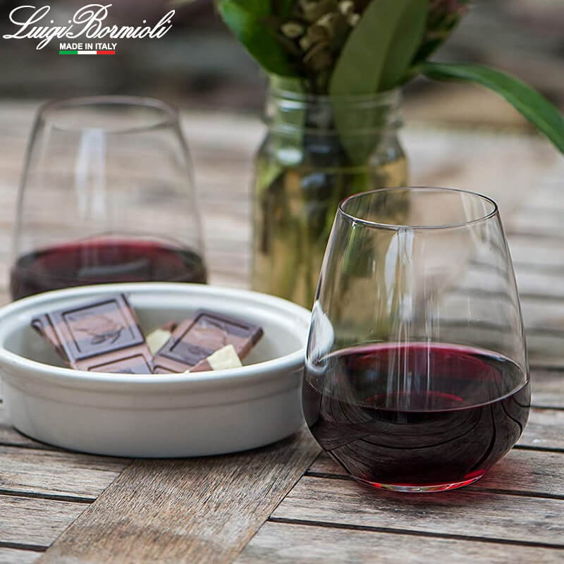 67 Cl Bormioli Luigi Regency Verre à vin rouge Cabernet Merlot en verre Set de 4 pièces