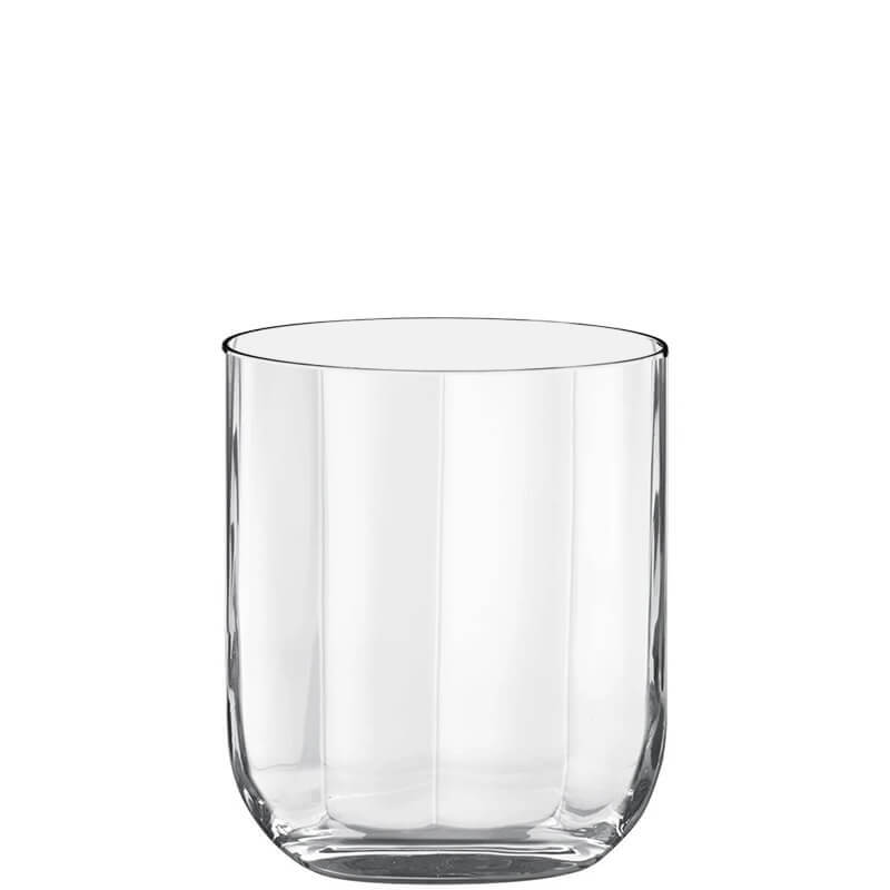 35 Cl Bormioli Luigi Jazz Whisky Glass in Glass Set of 4 Pieces