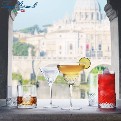 22 Cl Bormioli Luigi Roma 1960 Bicchiere Martini In Vetro Set 6 Pezzi