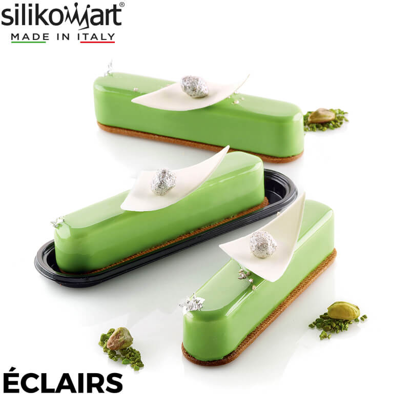 8 Forme Silikomart Eclair Fashion Stampo Eclair In Silicone