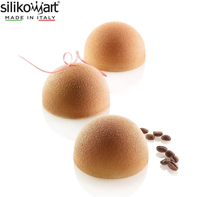 5 Silikomart Formen Classic Halbkugelform aus Silikon