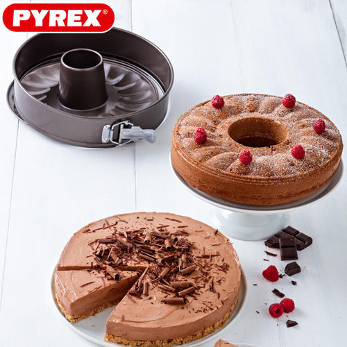 26 Cm Pyrex Asimetria Stampo Per Ciambella Apribile Antiaderente