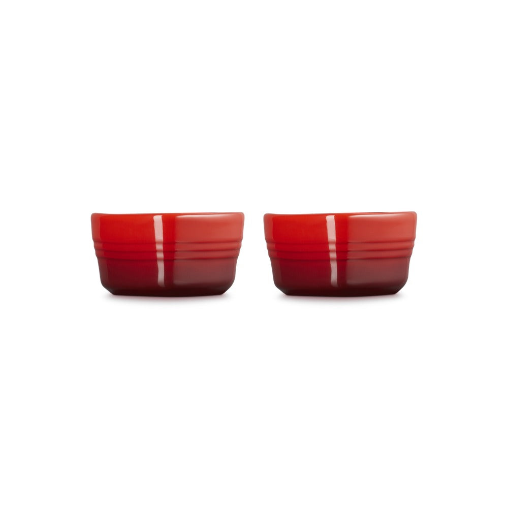 30 cl - Le Creuset Cuore Ramequín en Gres Esmaltado - Set de 2 Pzs